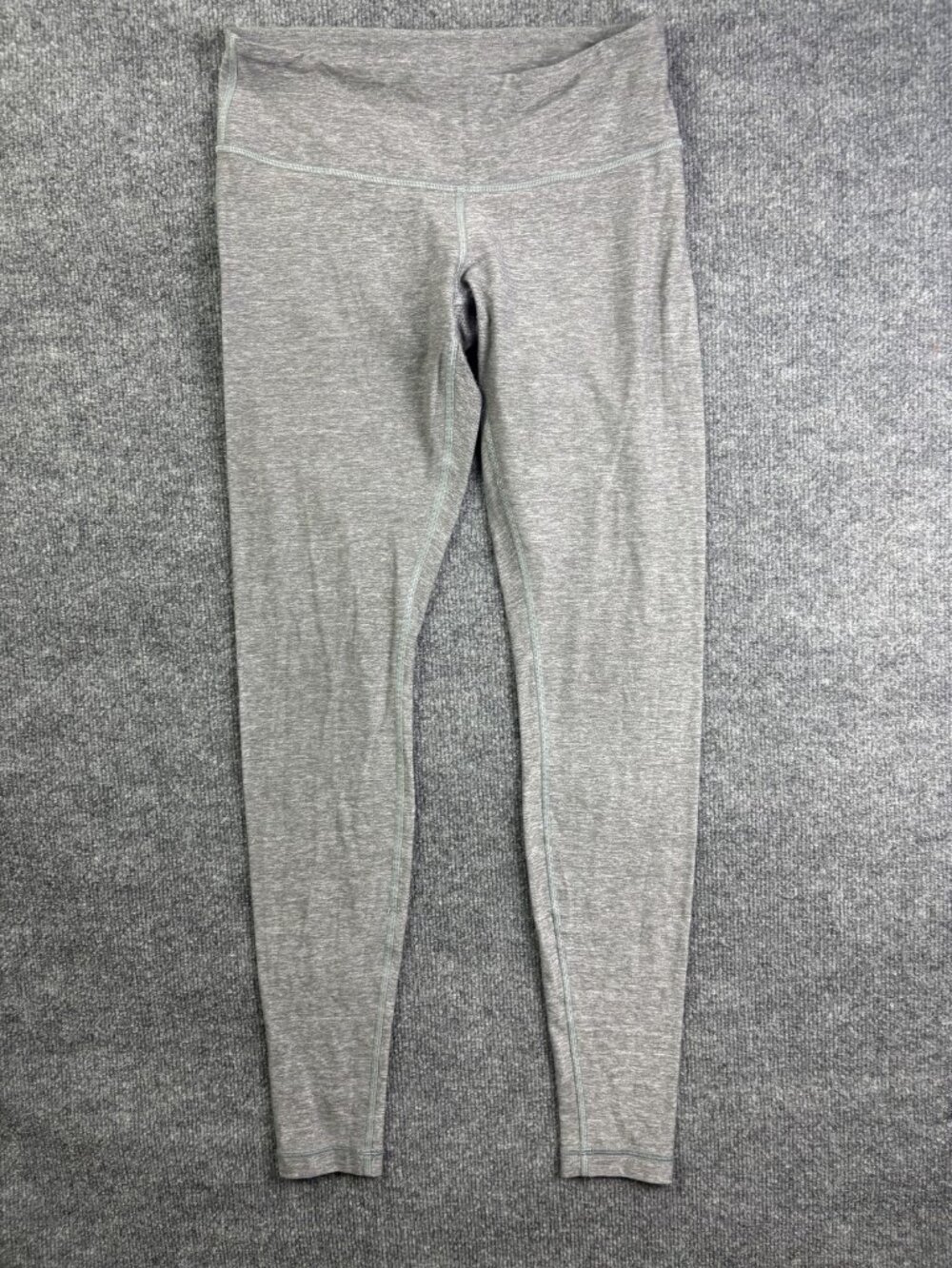 Lululemon Leggings Womens 8 Gray High Rise Ankle Yoga Gym Stretch Workout